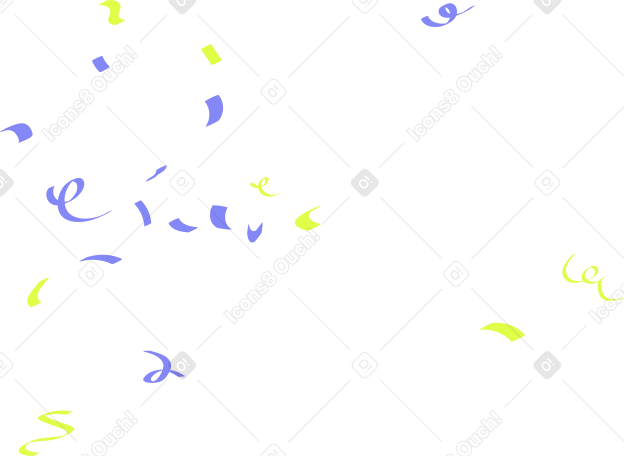 confete PNG, SVG