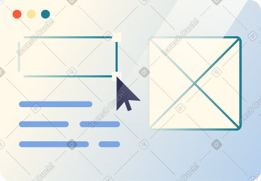 Browser window with design PNG, SVG