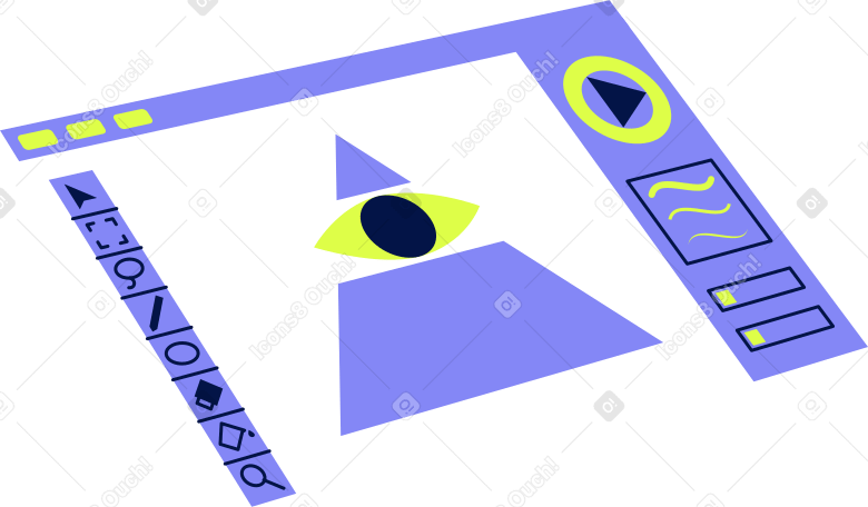 Interfaz del programa de gráficos PNG, SVG