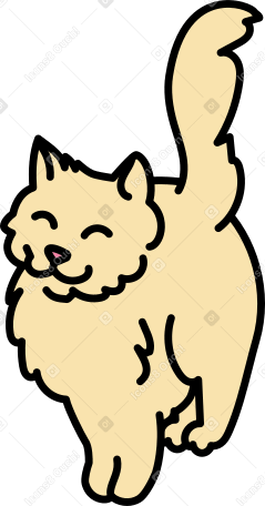 주황색 고양이 PNG, SVG