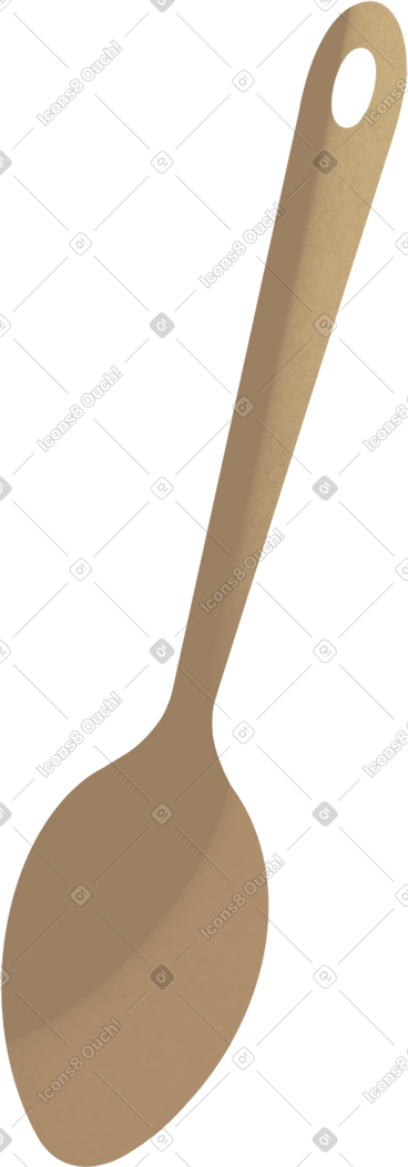 Wooden spoon PNG, SVG