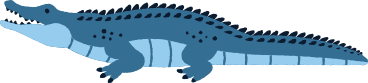 crocodile PNG, SVG