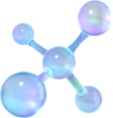 Holographic connections in a glass molecule PNG, SVG