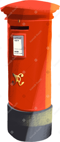 red mail post box PNG、SVG