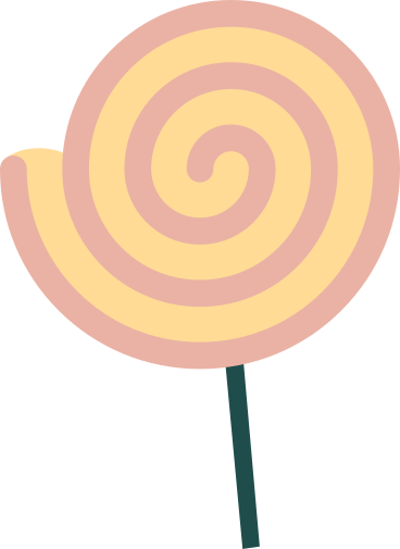 yellow and red spiral lollipop PNG, SVG