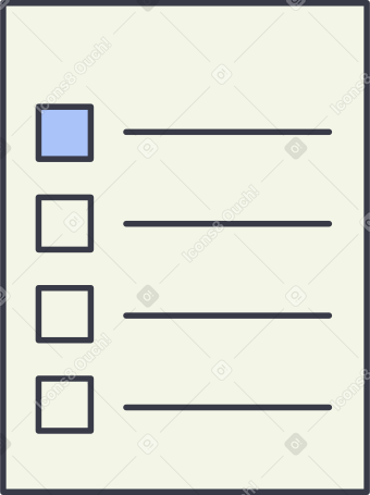 paper form Illustration in PNG, SVG