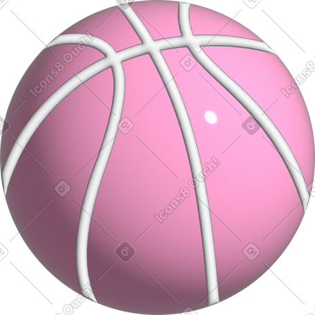 pink basketball ball PNG, SVG