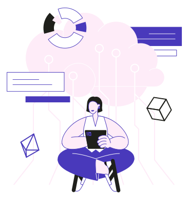 Artificial intelligence and cloud computing PNG, SVG