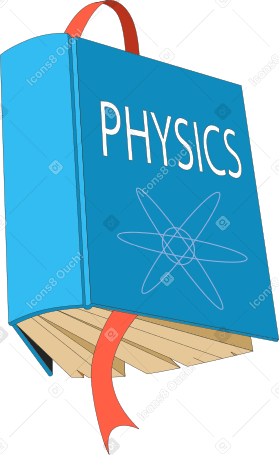 Книга по физике в PNG, SVG