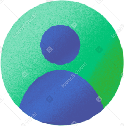 user icon in green circle PNG, SVG