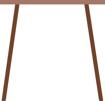Table with two legs PNG, SVG