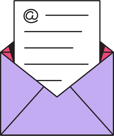 envelope with a letter PNG, SVG