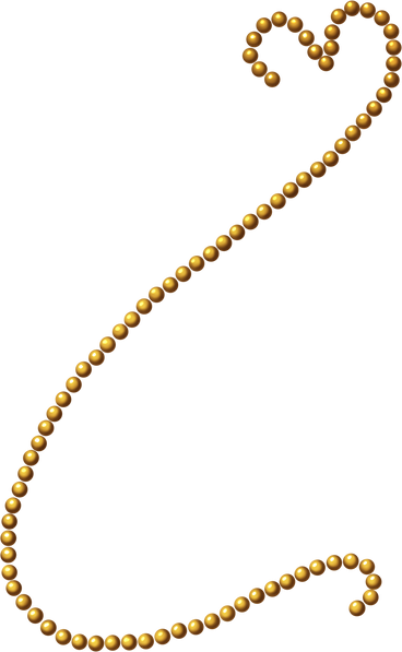 golden beads в PNG, SVG
