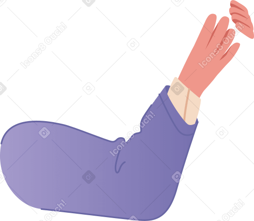 hands young man with raised hands PNG, SVG