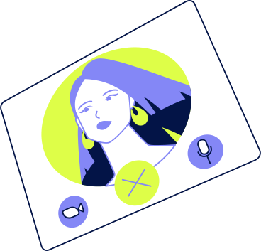 online call window with woman PNG, SVG