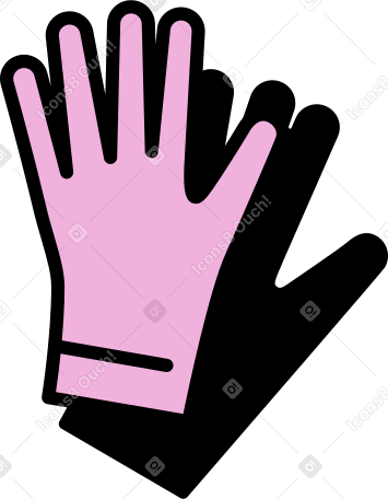 перчатки в PNG, SVG
