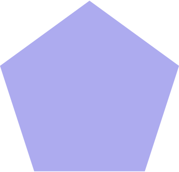 Purple pentagon PNG、SVG