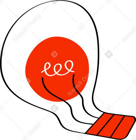 red lamp PNG, SVG