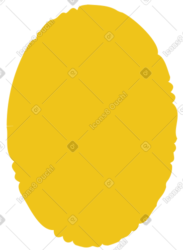 Yellow ellipse PNG, SVG