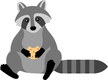 racoon PNG, SVG