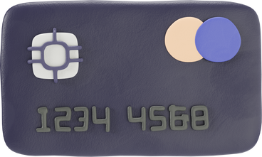 Черная кредитная карта в PNG, SVG