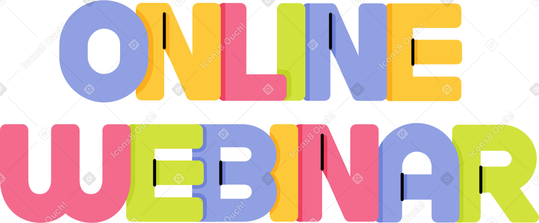 lettering online webinar PNG, SVG