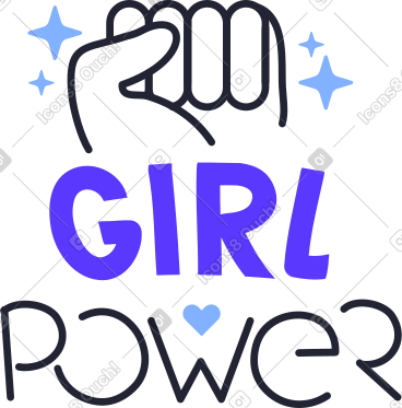 女孩的力量 PNG, SVG