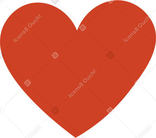 red heart PNG、SVG