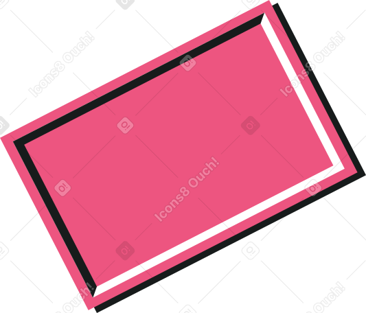 rectangular tray Illustration in PNG, SVG