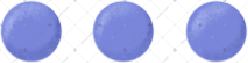 Three blue circles side by side PNG, SVG