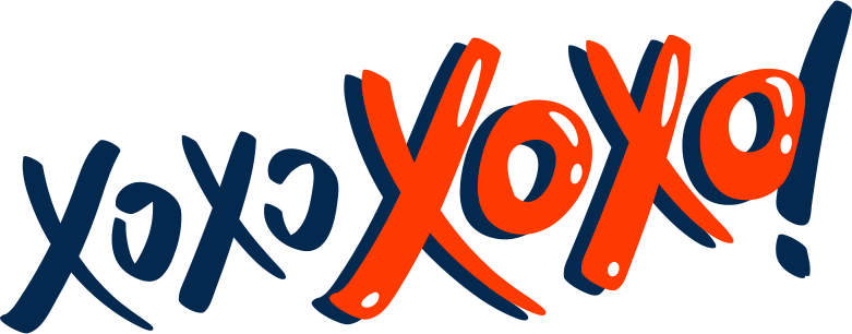 xoxo Clipart illustration in PNG, SVG