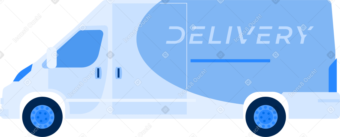 auto van delivery PNG, SVG