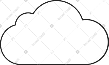 White cloud PNG, SVG