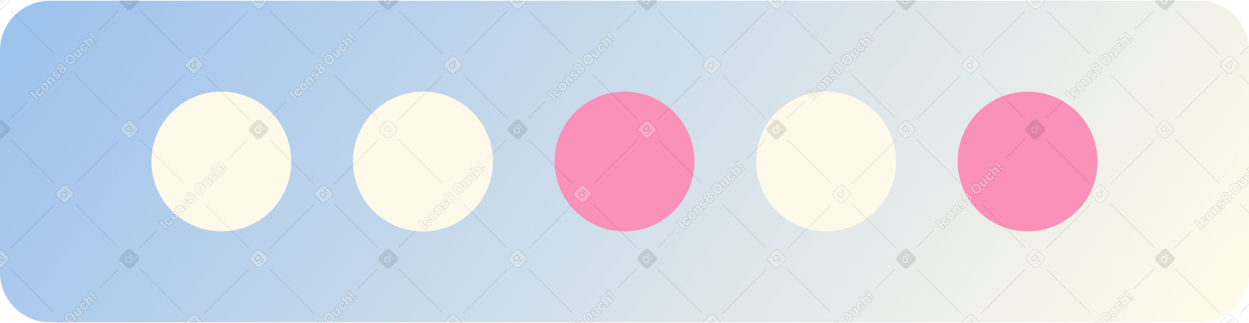 popup with dots Illustration in PNG, SVG