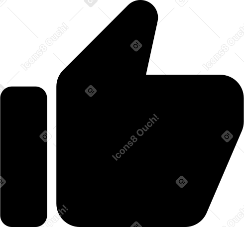 Icône de pouce levé PNG, SVG