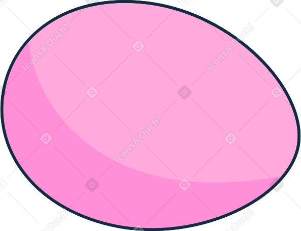 oeuf de pâques rose PNG, SVG
