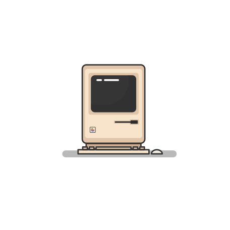 Macintosh Illustration in PNG, SVG