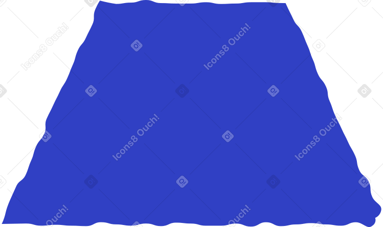 trapeze blue Illustration in PNG, SVG