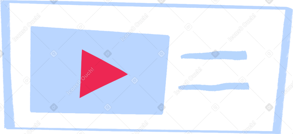 video recommendation interface в PNG, SVG
