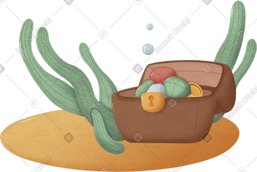 Sea treasures PNG, SVG