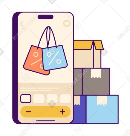 스마트폰 온라인 쇼핑 PNG, SVG