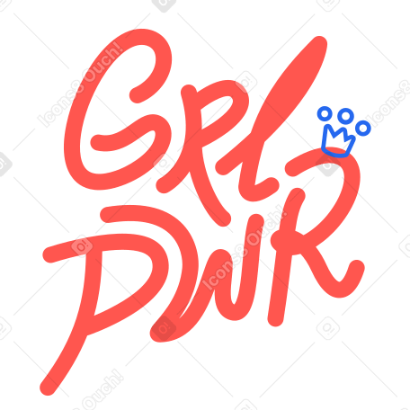 Pouvoir des filles PNG, SVG