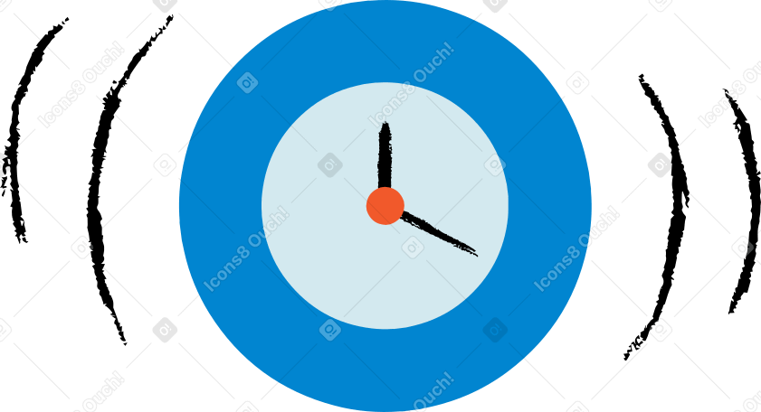 alarm clock Illustration in PNG, SVG