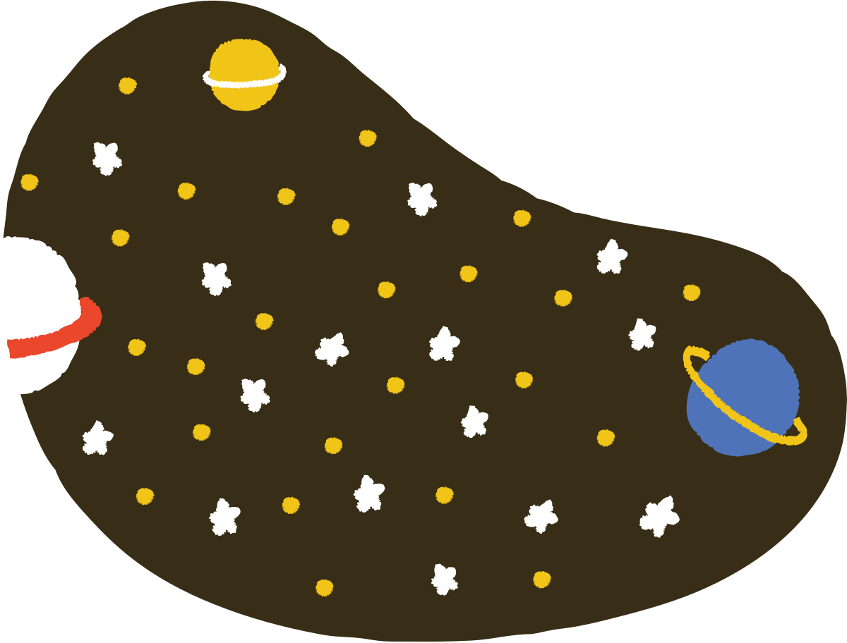 space Illustration in PNG, SVG