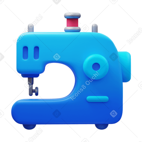 3D sewing machine PNG、SVG