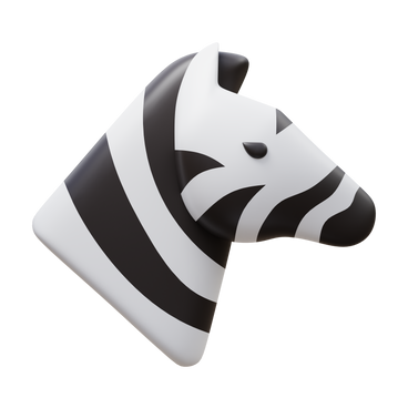 zebra PNG, SVG