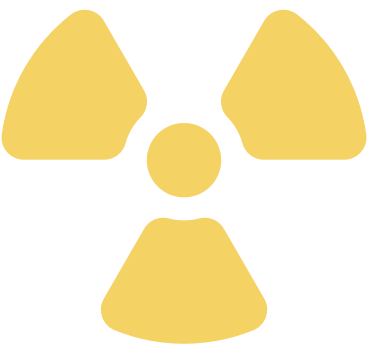 radioactive sign PNG, SVG