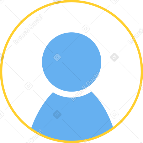 Иллюстрация Аватарка в кругу в PNG и SVG