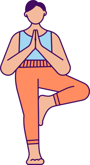Baum-pose-yoga PNG, SVG
