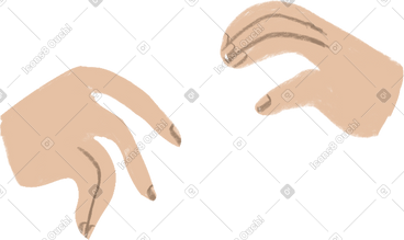 Two hands PNG, SVG